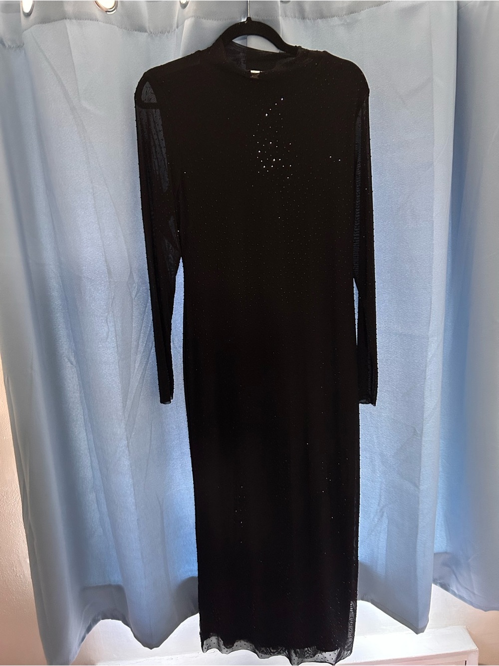 Bar iii for Macy’s Deep Black Studded Dress